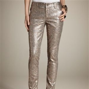 Platnium Snake Slim-Leg Jean (Chico's size 2 = 12)